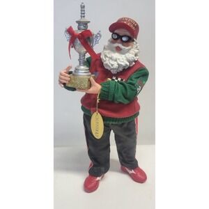 Clothtique Santa Claus Racing Trophy Christmas Figurine
